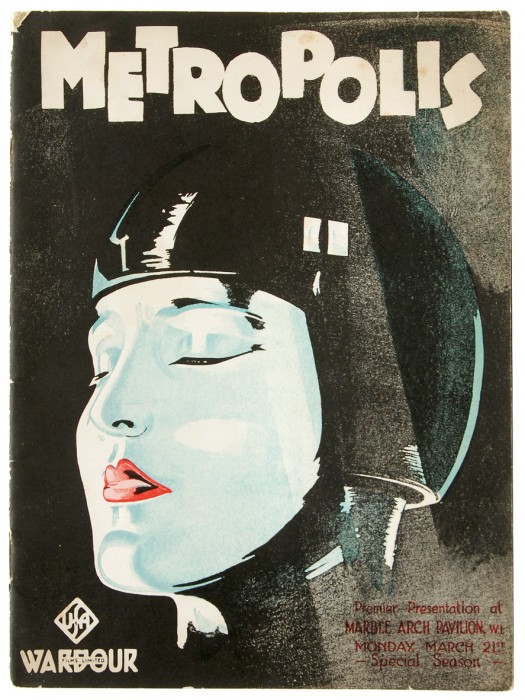 Metropolis A Rare Film Programme For Fritz Langs 1927 Masterpiece